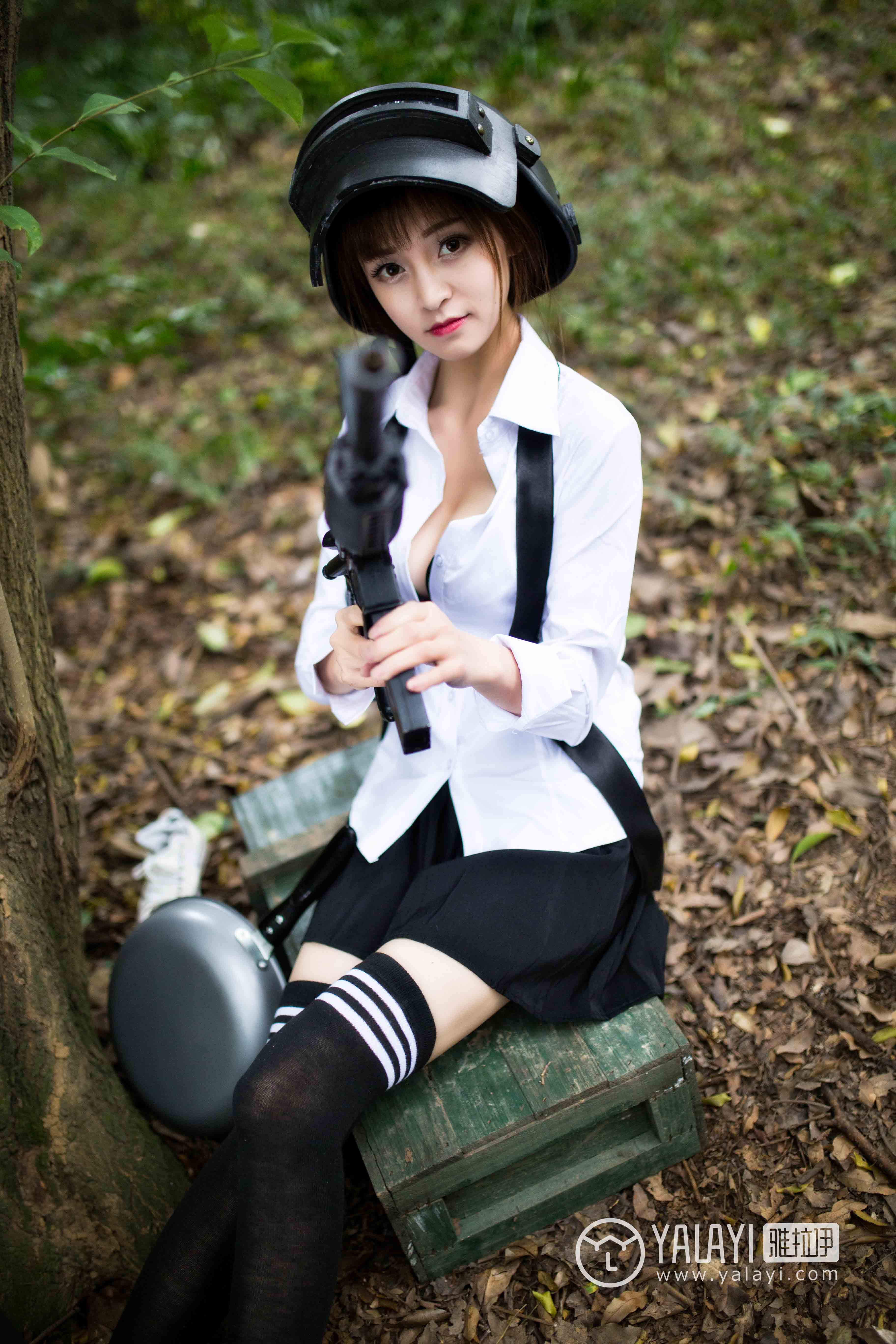 [YALAYI雅拉伊]2019.02.11NO.054吃鸡少女蘑菇插图4